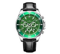 JOATVEE Orologio da uomo Cronografo di lusso Business Orologio al quarzo analogico con lancette luminose e calendario impermeabile Dress Watch Cinturino in pelle