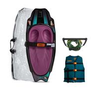 Jobe Slash Kneeboard Freestyle Board Incluso Gilet Tasche Hook Principianti