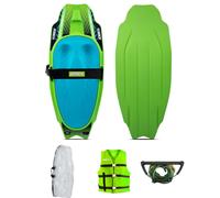 Jobe Slash Kneeboard Package Freestyle Board Principianti Avanzati Verde Chiaro
