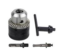 Joberio Adattatore per mandrino a impatto, adattatore per mandrino per trapano, Strumento adattatore per mandrino da trapano con capacità 1,5-13 mm, Convertitore per avvitatore a percussione,
