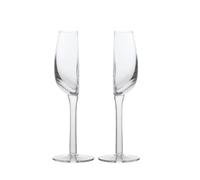 Joberio Bicchiere da vino rosso - Bicchieri di vetro di cristallo | 2 x mezza tazza da vino rosso a stelo lungo | 22,5 x 7 x 6 cm a stelo lungo, mezzo bicchiere da vino per matrimoni, festival, Natale