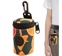 Joberio Dispenser per sacchetti per rifiuti domestici, porta rotoli per sacchetti per escrementi di cani | Dispenser portatile per sacchetti per cacca di cane Porta cacca per cane | Dispenser