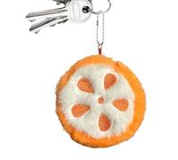 Joberio Portamonete a forma di frutta, piccolo portafoglio a tema frutta, design in peluche, portamonete in peluche a forma di cartone animato, ciondolo per borsa in morbido peluche, borsa alla moda