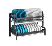 Joberio Rack per lavello da cucina, scolapiatti per lavello da cucina, organizer per rubinetto, organizer per armadietto, bancone da cucina, scolapiatti stabile, organizer per detergente per spazzole