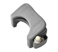 Joberio Sgabello per WC, sgabello per la cacca del vasino, sgabello per WC accovacciato con scatola portaoggetti, altezza regolabile, piedini per WC sgabello per bagno