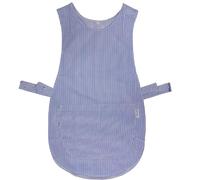 JOBLINE Grembiule da lavoro per pulizia clinica ospedaliera veteriniaria salute ristorazione, 10 colori disponibili, confezione 2 pezzi (RIGATO BLU, M)