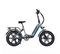 JOBOBIKE Romer Bici Elettrica Per Adulti 250W Bicicletta Da Strada Elettrica 48V 15Ah Fatbike MTB E-bike 20 pollici Mountain Ebike 25 km/h Romer mint cream