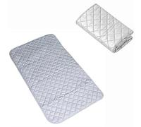 JoboJi Telo Stiro da Tavolo 80x140cm 60x120cm per Stirare su Qualsiasi Superficie in Cotone, per La Copertura ASSE, per Ferro A Vapore(60x120cm/24x47in)