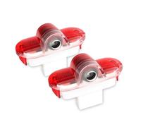 JOBOUND 2pc LED Porta Auto Luce di Benvenuto for VW Golf Caddy Lavida for Touran for Bora Beetle 3D Lampada Ombra Accessori progetti Logo sul Pavimento luci delle pozzanghere dell'auto