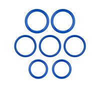 JOBOUND 7pcs Auto Aria Condizionata Air Vent Anello di Uscita Della Cornice di Copertura Misura for Mercedes Benz A W177 B W247 GLB X247 CLA C118 GLA H247 2020 + Fasce decorative (Size : Blue)
