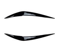 JOBOUND Sopracciglia Faro, EVURU Misura for BMW Serie 1 F20 L & R ABS Gloss Evil Faro Sopracciglia Palpebra 118i 120i Facelift 2015-2019 Adesivi 3D (Color : Gloss Black)