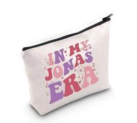 JoBros Music Band Gift The Album Tour Gift Music Fan Zipper Pouch Makeup Bag, Jonas Era Eu, Borsa cosmetica con stampa