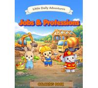 Jobs & Professions: Coloring Book