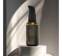 Jobski Ginger Fox, olio per barba da 30 ml, per la cura della barba da uomo, con jojoba e olio di canapa, rende la barba morbida e lucida fragranza di whisky e frutta rossa