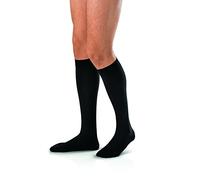 Jobst For Men Firm Support Over-the-Calf Dress Socks, Small, Black