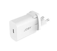 JOBY Caricatore USB-C PD 20W Ricarica Rapida, Compatibile con iPhone 12, 11, XR, X, SE, 8, iPad Air, Pro, Adattatori EU, UK, US Inclusi, Portatile