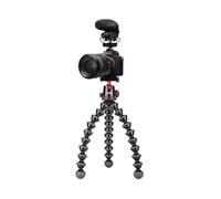 JOBY Kit Vlogger PRO, GorillaPod Camera Vlogging Kit (treppiede flessibile GorillaPod 5K, microfono Wavo PRO On-Camera, cavi TRR), Kit fotocamera Vlog, Youtuber Kit, Pro Camera Content Creator Kit
