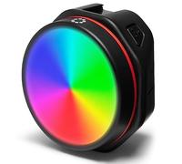 JOBY Luce Video 12RGB, Mini Luce LED 360° per Fotocamera/Smartphone, Portatile, Ricaricabile, Faretto LED Dimmerabile 3200-6500K, Cold Shoe, Attacco 1/4"-20, 3 angolazioni per Vlog/Tiktok/Fotografia