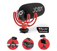 JOBY Microfono Compatto Supercardioide Wavo On-Camera con Supporto Antivibrazione Rycote Duo-Lyre, per Smartphone, Mirrorless, Vlogging, Youtuber, Live Streaming, Content Creators