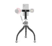 JOBY PodZilla Large Kit, Treppiede Flessibile e Attacco GripTight 360 Phone, dai Creatori del GorillaPod, Treppiede per Smartphone, Action Cam, Fotocamere Compatte, Dispositivi max 2,5kg, Grigio
