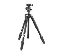 JOBY RangePod - Treppiede da viaggio in alluminio con testa a sfera, morsetto universale per smartphone e borsa per il trasporto, per CSC, DSLR, mirrorless, telefoni cellulari, nero, per foto, video,