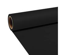 JOBY Seamless Creator Sfondo Fotografico in Carta, Sfondo Fotografico per Video, Streaming, Interviste, Sfondo per Foto, Accessori per Fotografia, Dimensione 1.35x11 m, Nero (Black on Black)