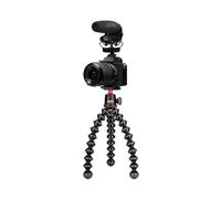 JOBY Skilled Vlogger Kit, GorillaPod Camera Vlogging Kit (GorillaPod 3K Flessibile Treppiede, On-Camera Wavo PRO DS Microphone, TRR Cavi), Vlog Camera Kit, Youtuber Kit, Camera Content Creator Kit