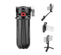 JOBY TelePod Mini selfie stick treppiede con telecomando bluetooth, Treppiede compatto e portatile per telefono, Impugnatura estensibile e supporto da tavolo, Rotazione 360°, doppio attacco a slitta