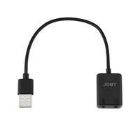 JOBY Adattatore Wavo USB, Adattatore USB per Microfono Wavo, Compatibile con PC, Laptop, Mac, Kit Portatile Video Conferenza, Compatibilità Univerale, per Registrazioni Audio Perfette