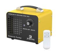 JOBYNA 10,000mg/h Generatore di Ozono Auto con Telecomando, Ozonizzatore Purificatore d'Aria Ozono O3 con Timer, Odor Remover per Abitazioni, Uffici, Garage, Auto, Fumo e Animali domestici