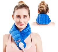 JOBYNA Termoforo Cervicale Elettrico, Cuscino Termico, Termoterapia Scaldacollo Cuscino Cervicale Termico per Alleviare il, 5 secondi Riscaldamento Rapido, 30-70 ℃ e 10-90 minuti Regolabile