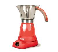 Jocca, Caffettiera Elettrica Italiana con Base Girevole 360° 6 Tazze