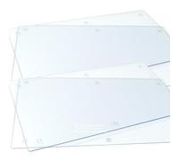 JOCCA- Coprifornelli in Cetro Universale Set 4 Pezzi| Per Tutti i Tipi di Piani di Cottura| Vetro Temperato| Set 4 Pezzi| 30x52 cm