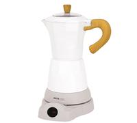 Jocca Elettrico Espresso Macchina da Caffè IN Bianco per 6 Tazze Colazione Retrò