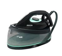 JOCCA Ferro da stiro da 2400 W, 3,5 bar, serbatoio da 2,2 l e piastra in | Vapore continuo 50 g/min, colpo 110 g/min, riscaldamento in 50 s, controllo della temperatura, 14 uscite e cavo integrato