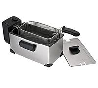 Jocca - Friggitrice ad olio caldo 2200W | Capacità 3 litri | Lavabile rimovibile | Friggitrice piccola | Coperchio in acciaio inossidabile [Classe di efficienza energetica C]