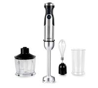 JOCCA - Frullatore a Immersione 1200W con Accessori | Lame e Gambo in Acciaio Inox | 6 Velocità e Funzione Turbo | Design Resistente e Compatto