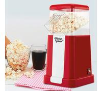 Jocca Funny Cooking Macchina per Popcorn Elettrica - Goditi Popcorn Sani a Casa, Senza Olio, Veloce e Facile da Usare, Design Retro in Turchese o Rosso, Pronta in 3 Minuti, Ideale per Serate Cinema e