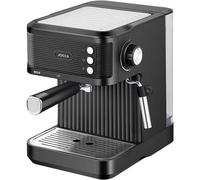 Jocca - Macchina da Caffè Espresso 20 Bar | Serbatoio 1,8L Rimovibile | Vaporizzatore per Schiuma di Latte | Filtro in Alluminio | Vassoio Scaldatazze | 850W | Acciaio Inox | Design Compatto