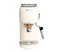 Jocca - Macchina da caffè espresso da 20 bar con vaporizzatore, 1400 W, serbatoio da 1 l, pulsanti tattili illuminati, riscaldatore di tazze e termoblocco di riscaldamento rapido