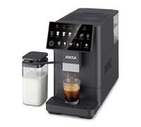 Jocca Macchina da caffè super automatica, 20 bar, con macinino e | Touch screen, 7 bevande, serbatoio latte da 750 ml, macinino a 15 livelli, pulizia automatica e dosaggio regolabile