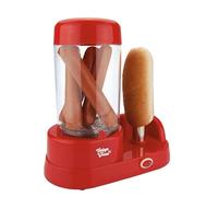 Jocca, Macchina per Hot Dog, 350W, Cuoci Würstel a Vapore e Scalda Pane, Capacità 6 Salsicce, Design Compatto