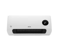 JOCCA - Riscaldatore da parete 2000 W con tecnologia ceramica PTC | Ventilatore termico freddo-caldo, montaggio a parete, display LED e controllo della temperatura, sicuro e silenzioso