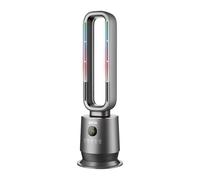 JOCCA - Riscaldatore digitale senza pale 2000 W con telecomando | Termoventilatore silenzioso con oscillazione 70°, timer, termostato 16-36°C, luce LED 7 colori e protezione di sicurezza