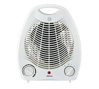 Jocca - Riscaldatore Elettrico ad Aria Calda 2000W | Riscaldatore per bagno | Termoventilatore Funzione Calore e Ventilatore | 2 Velocità | Maniglia [Classe di efficienza energetica B]