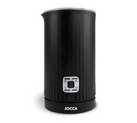 Jocca - Schiumatore elettrico per latte 5 in 1, riscaldatore e frusta automatico, 300 ml di riscaldamento/150 ml di schiuma, acciaio inox antiaderente, funzione fredda e calda, per cappuccino, latte
