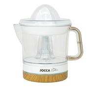 JOCCA - Spremiagrumi Elettrico Linea Sweet Rosa| 0,7 Litri| Doppio giro| Funzione di Pressione| Rimovibile per la Pulizia| Potenza 40W | Succhi Freschi| (Bianco)