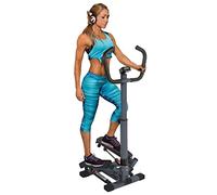 Jocca, Stepper Laterale con Manubrio, Passo laterale con Barre di Supporto, Glutei, Addome e Gambe, Salire e Scendere le Scale, Piedini Antiscivolo, 4 Funzioni, Manici imbottiti