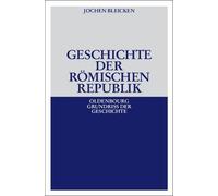 Jochen Bleicken Geschichte Der Römischen Republik (Tascabile)