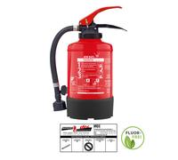 Jockel 3L F3H 8 Fettbrand-Feuerlöscher Fluorfrei, Incl. Supporto & Placca